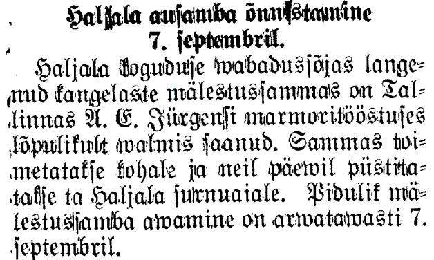 "Virumaa Teataja" 19.08.1930