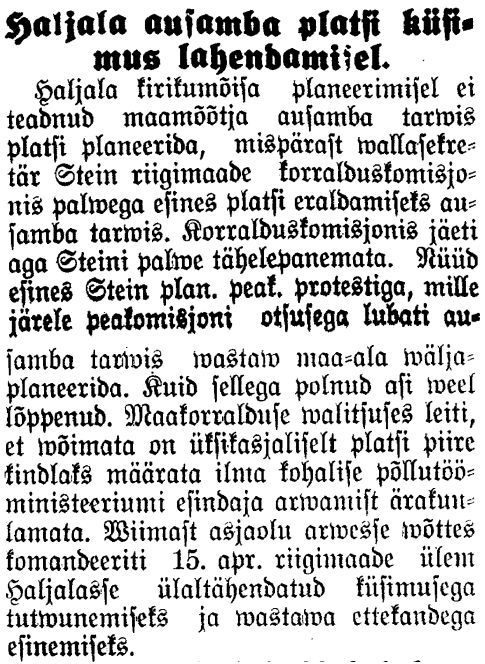 "Virumaa Teataja" 28.03.1929