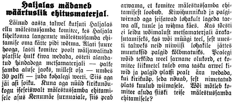 "Virumaa Teataja" 12.07.1930