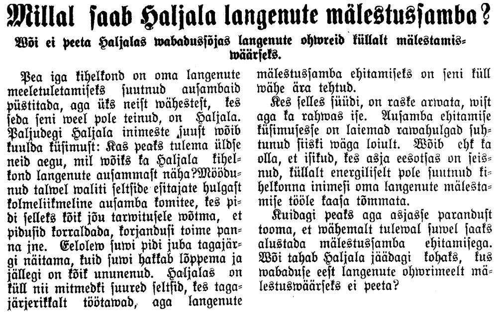 "Virumaa Teataja" 31.08.1929