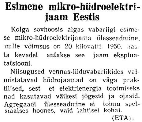 „Viru Sõna“ 7.01.1950