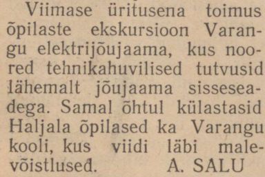 „Punane Täht“ 11.01.1955