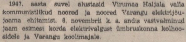 "Säde" 17.11.1949