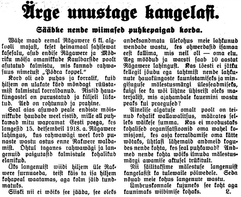 "Virumaa Teataja" 28.04.1928