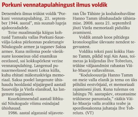 "Virumaa Teataja" 8.01.2014