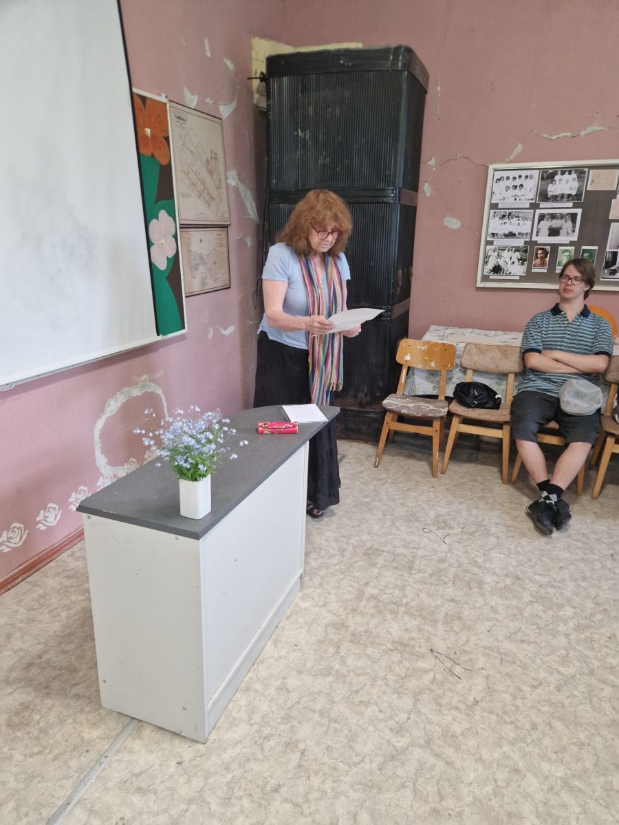 Foto: Tiit Uus. Kõneleb kirjandusteadlane Tiina Ann Kirss. 