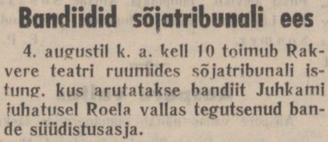 "Viru Sõna" 1.08.1946