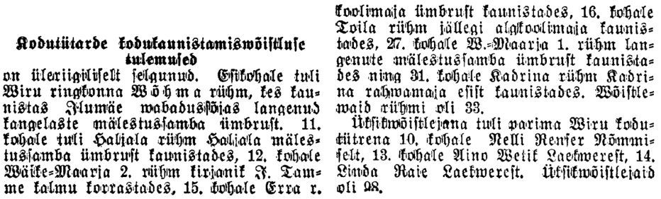 "Virumaa Teataja" 10.12.1937