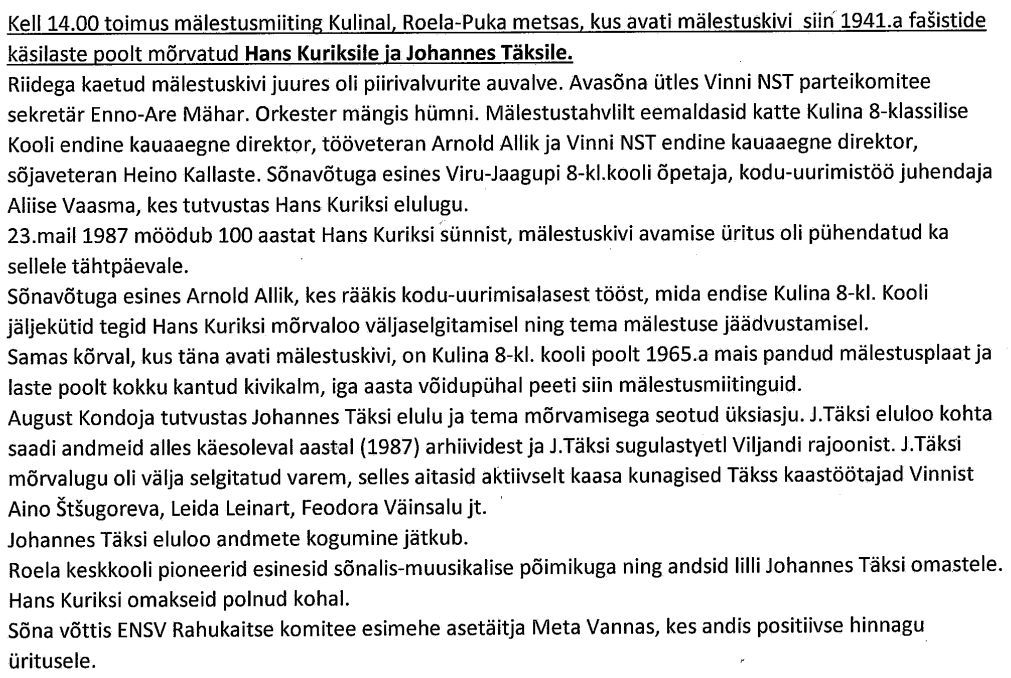 Foto: Vinni NST arhiiv. 