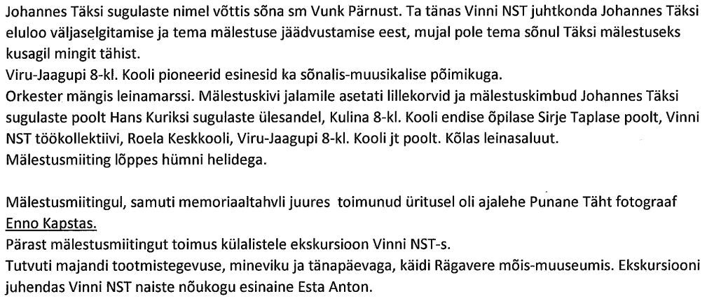 Foto: Vinni NST arhiiv. 