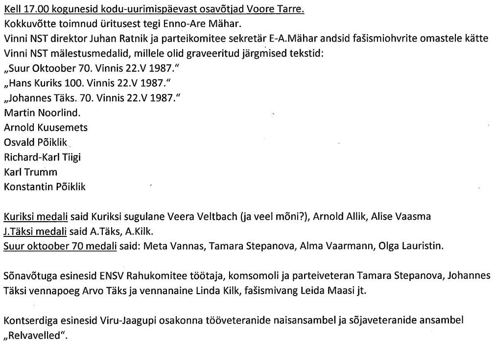 Foto: Vinni NST arhiiv. 