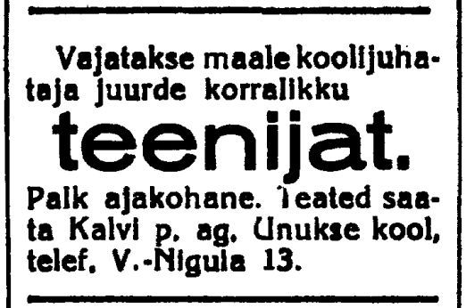 "Virumaa Teataja" 24.09.1937